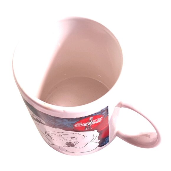 Really Cool Grandpa Coca-Cola Polar Bear Mug 1999 School Design Dishwasher Safe - Picture 5 of 6